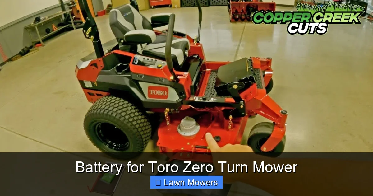 Battery for Toro Zero Turn Mower