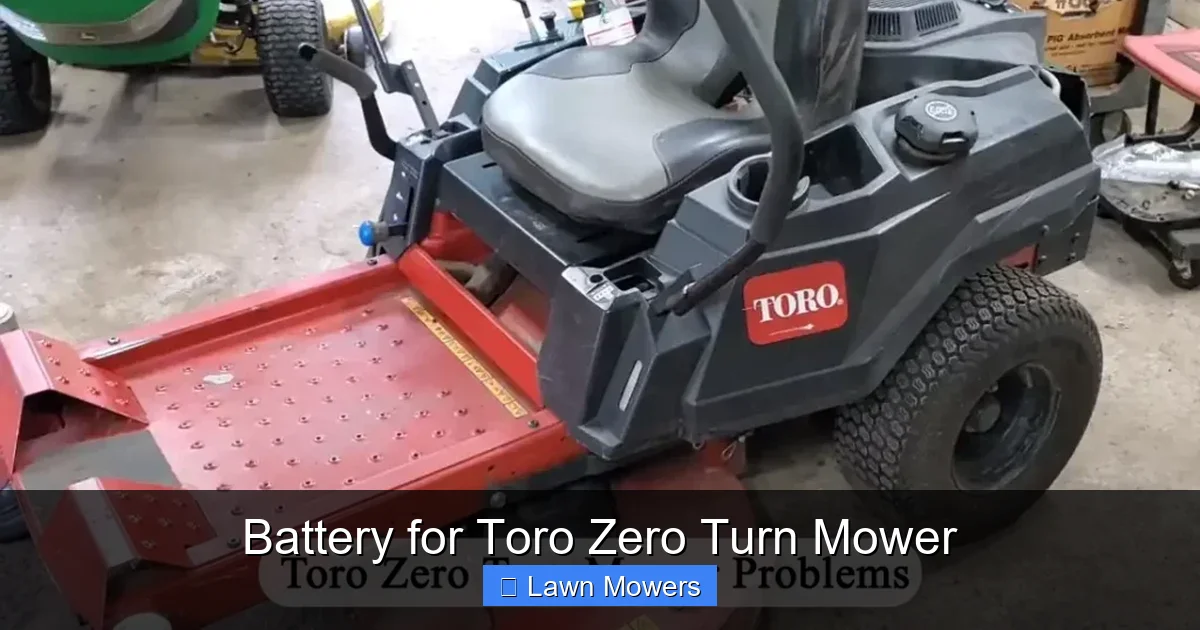 Battery for Toro Zero Turn Mower