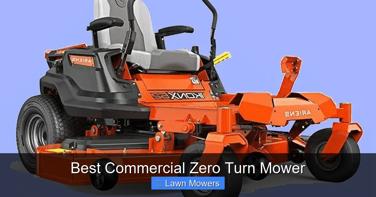 Best Commercial Zero Turn Mower