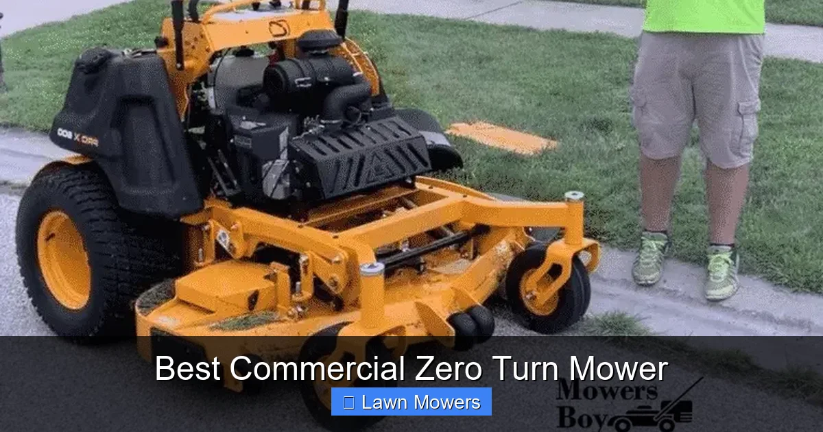 Best Commercial Zero Turn Mower