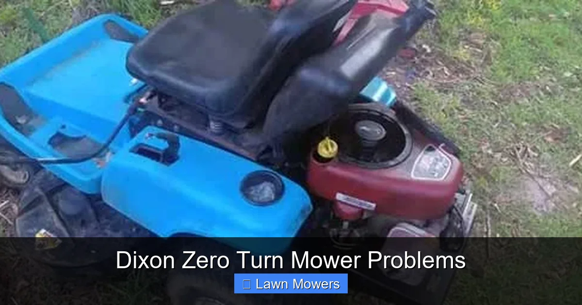 Dixon Zero Turn Mower Problems