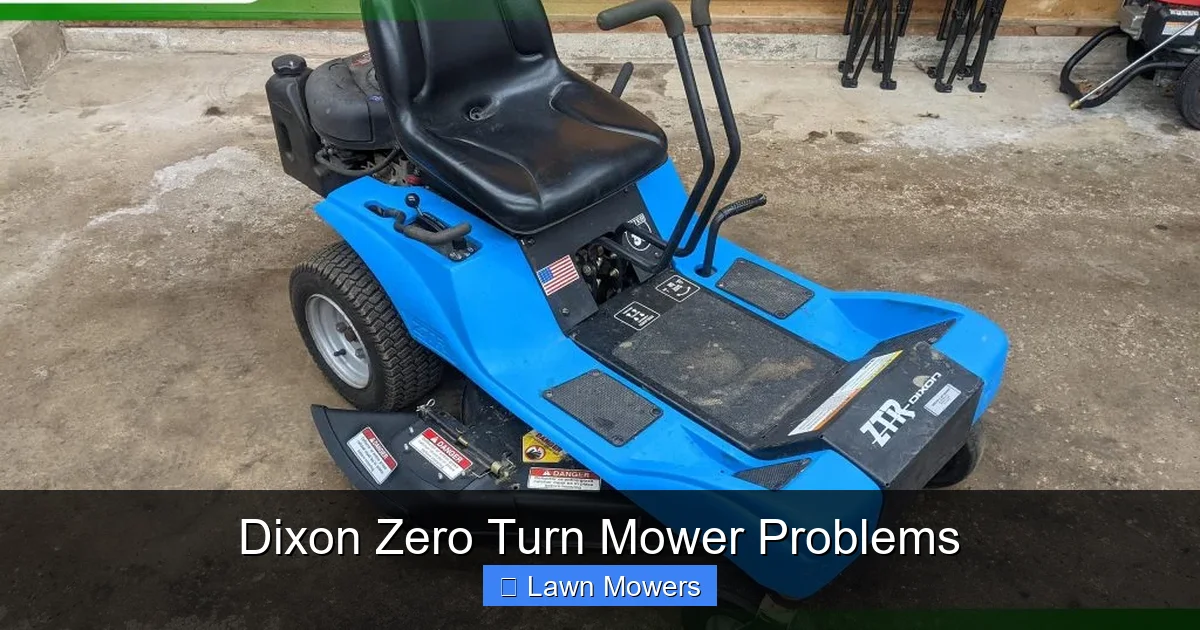 Dixon Zero Turn Mower Problems