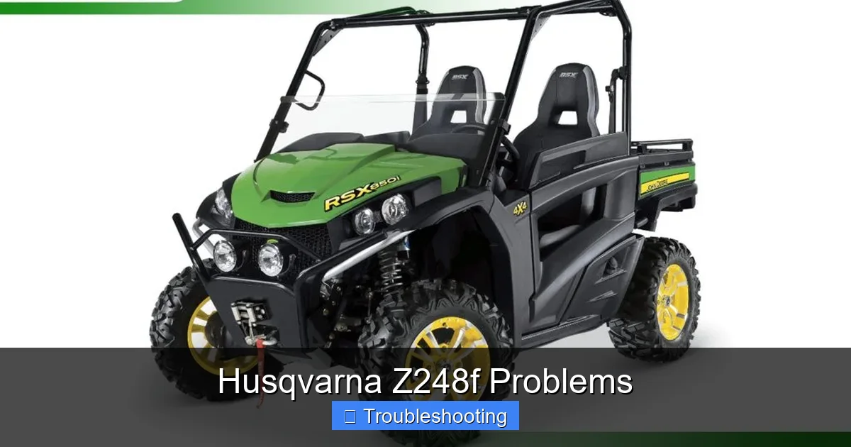 Husqvarna Z248f Problems