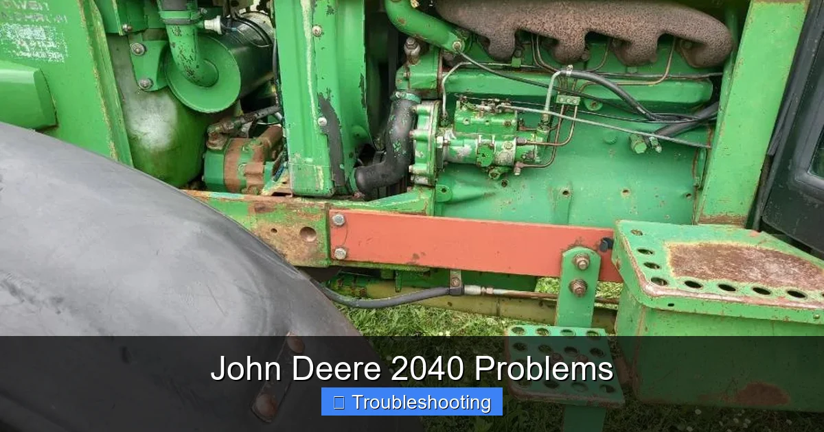 John Deere 2040 Problems