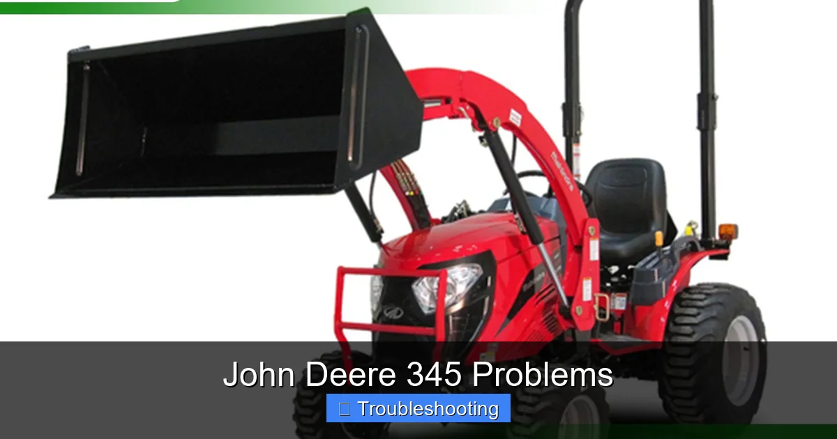 John Deere 345 Problems
