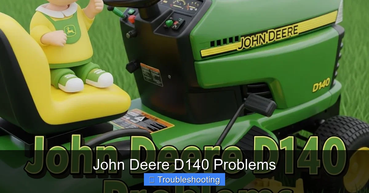 John Deere D140 Problems