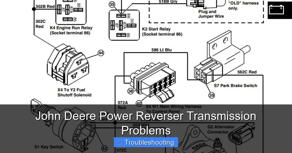 John Deere Power Reverser Transmission Problems