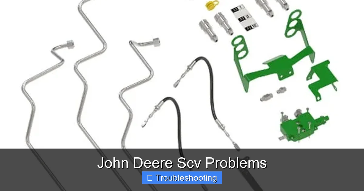 John Deere Scv Problems