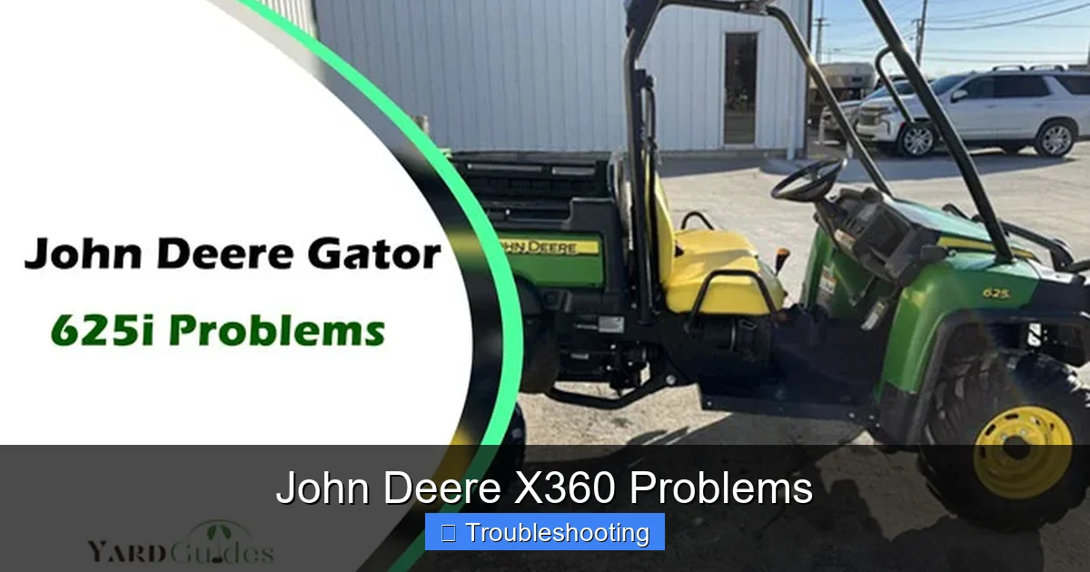 John Deere X360 Problems