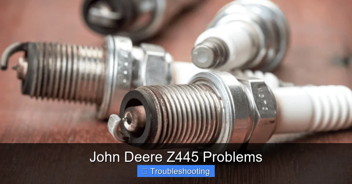 John Deere Z445 Problems