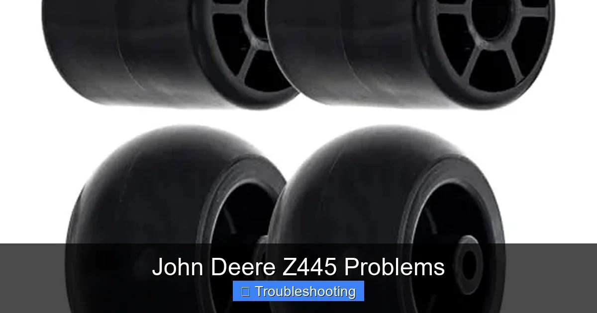 John Deere Z445 Problems