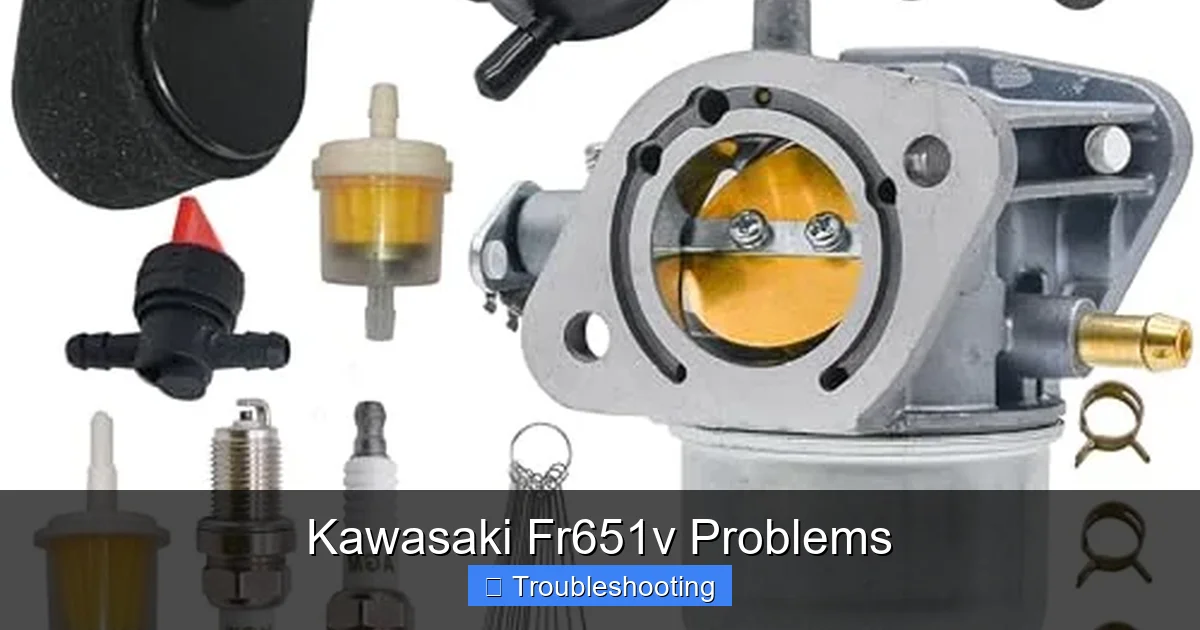Kawasaki Fr651v Problems