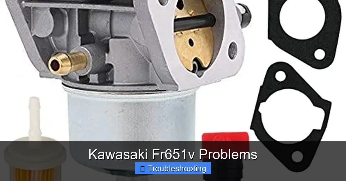 Kawasaki Fr651v Problems