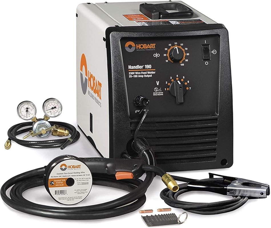 Hobart Handler 190 MIG Welder – 230V Wire Feed Welder for Home and Gar
