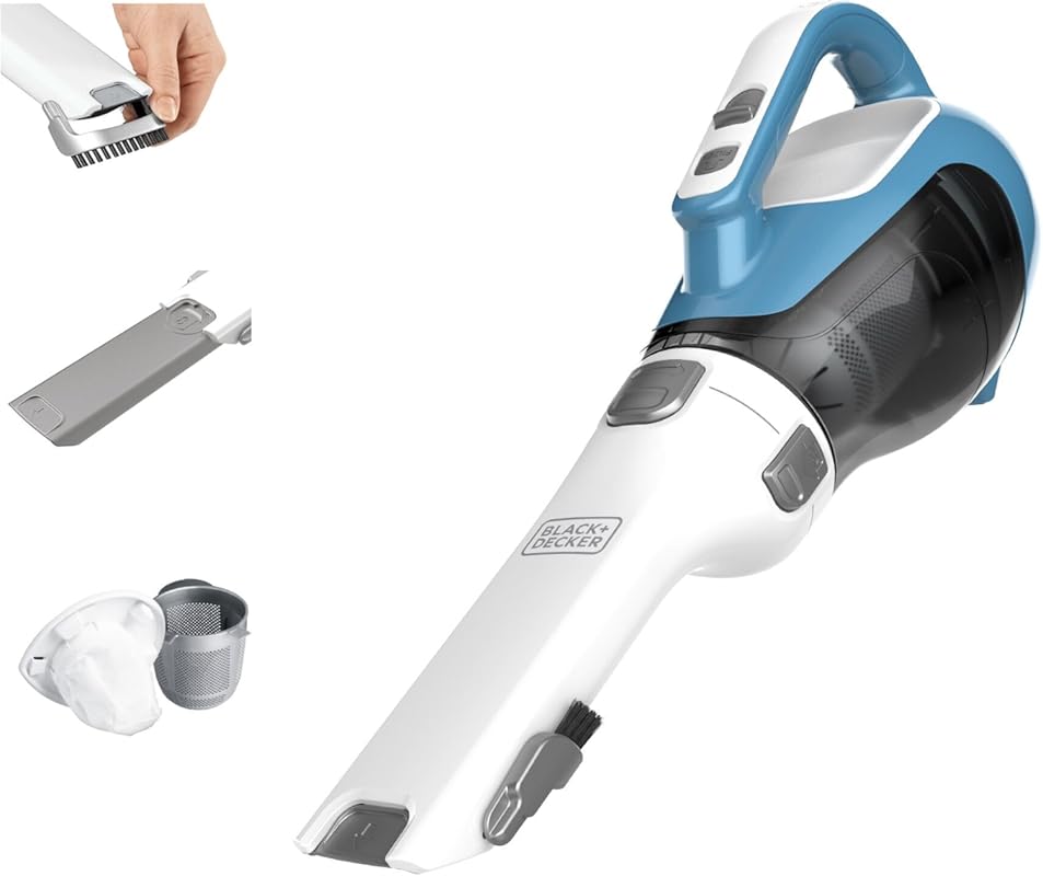 BLACK+DECKER dustbuster AdvancedClean Cordless Handheld Vacuum, Compac