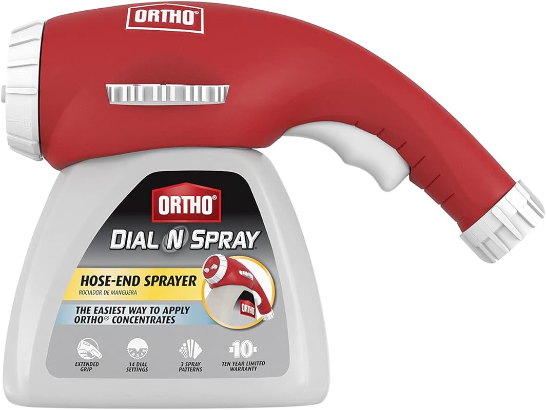 Ortho Dial N Spray Hose-End Sprayer for Liquid Insecticide, Fertilizer