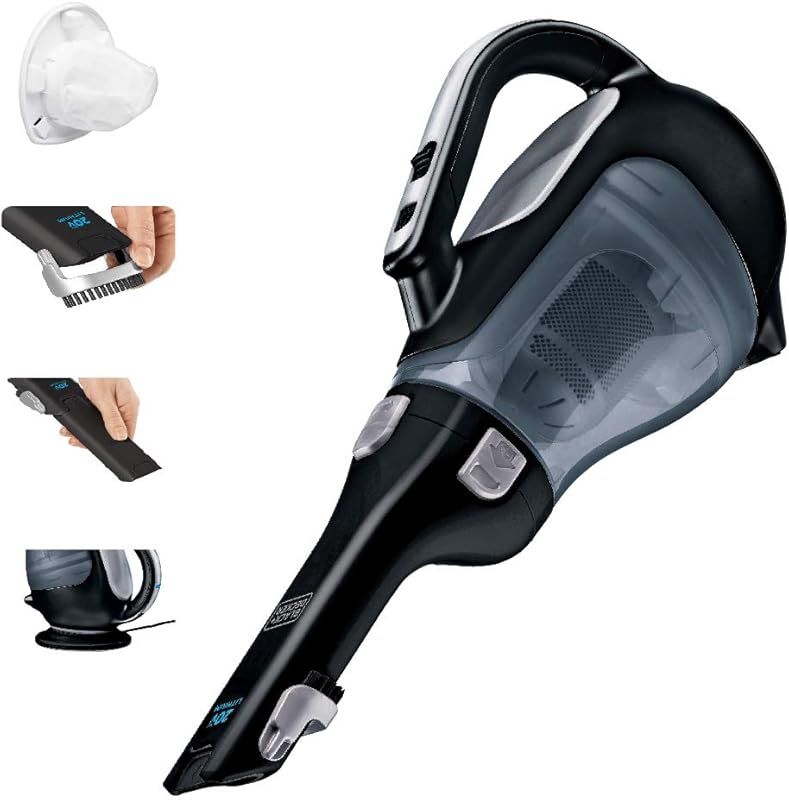 BLACK+DECKER 20V dustbuster cordless vacuum with AdvancedClean suction