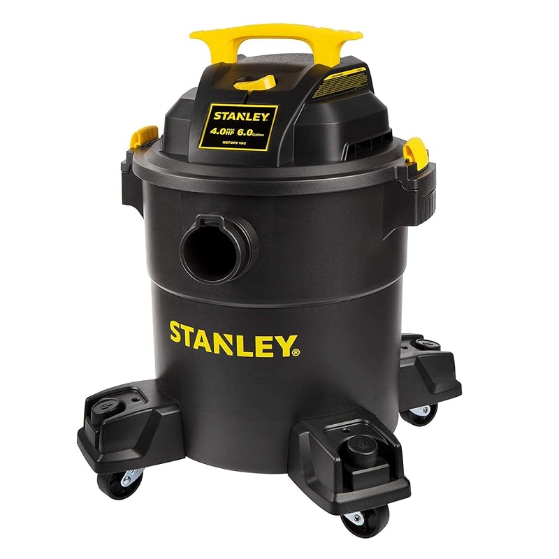 Stanley SL18116P Wet/Dry Vacuum with 6 Gallon Tank and 4 HP Motor for 