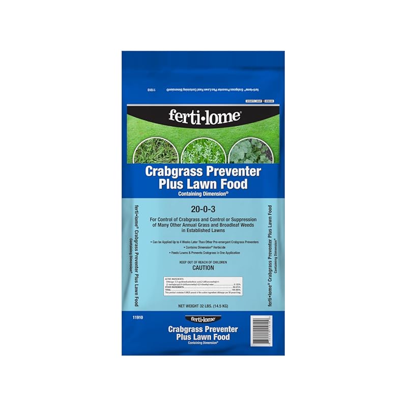 Fertilome Crabgrass Preventer Plus Lawn Food w/Dimension 20