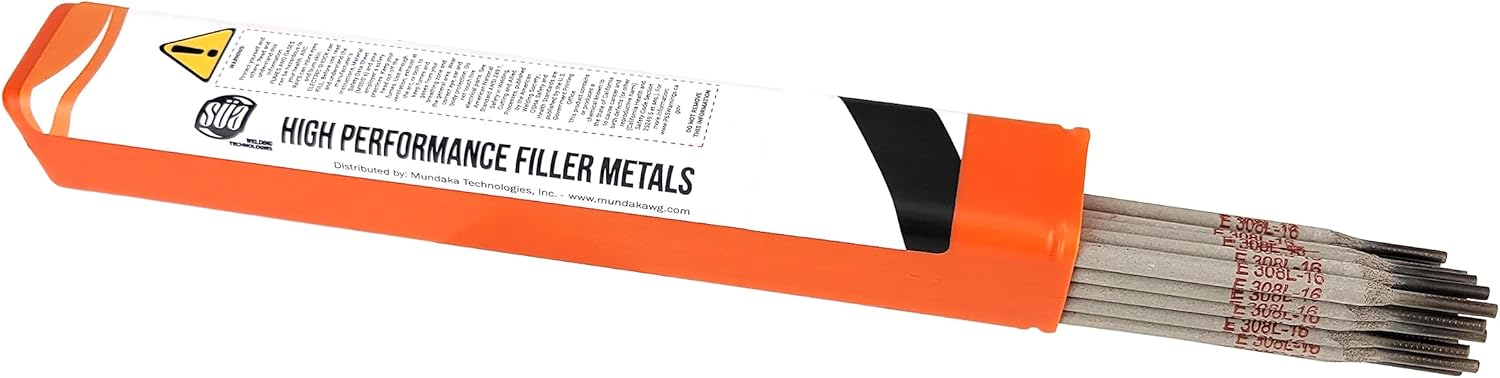 SÜA E308L-16 Stainless Steel Welding Electrode 14 inch by 1/8 inch 2 P