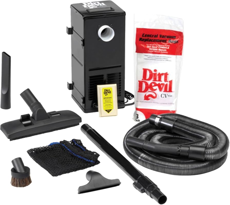 HP Products 9880 Dirt Devil Central Vacuum System for Powerful Whole-H