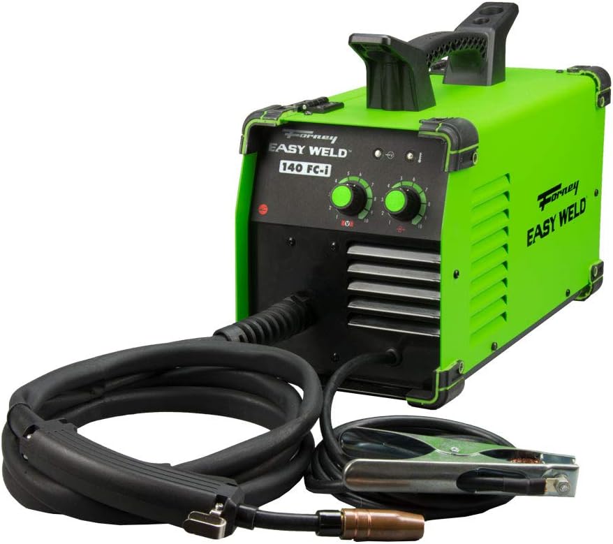FORNEY Easy Weld 140 Amp Flux-Cored Wire Feed Welder – Gasless 120V Po
