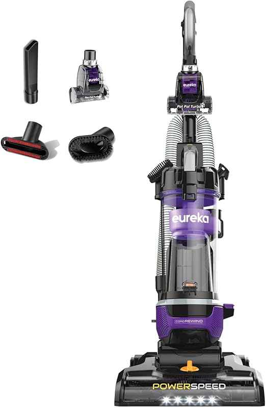 Eureka PowerSpeed NEU202 Lightweight Upright Vacuum with Automatic Cor