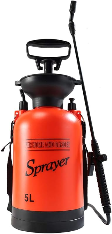 1.3 Gallon Portable Lawn and Garden Sprayer – Includes Shoulder Strap