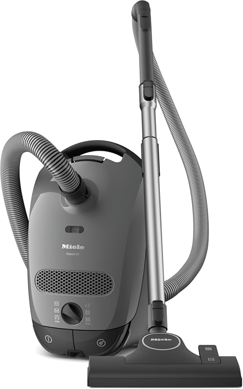 Miele Classic C1 Pure Suction Bagged Canister Vacuum - Portable for Ha
