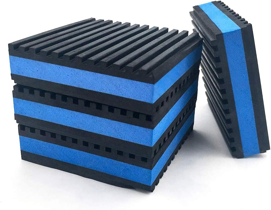 Blue EVA rubber anti-vibration isolator pads for air compressors and H