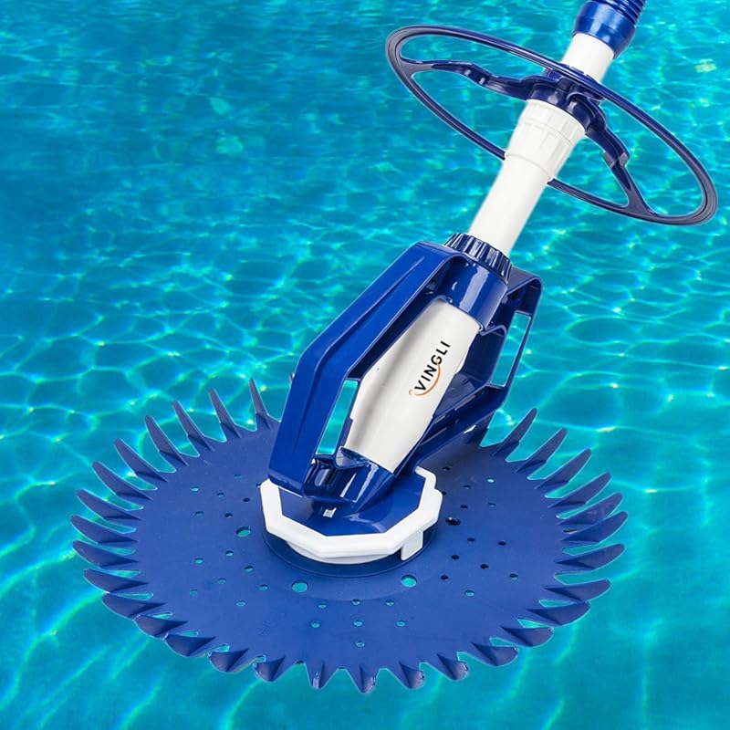 VINGLI Creepy Crawler Pool Vacuum Cleaner with 33FT Hoses, Automatic S