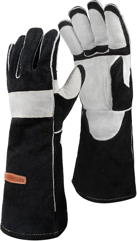 16-inch leather MIG welding gloves for auto body work