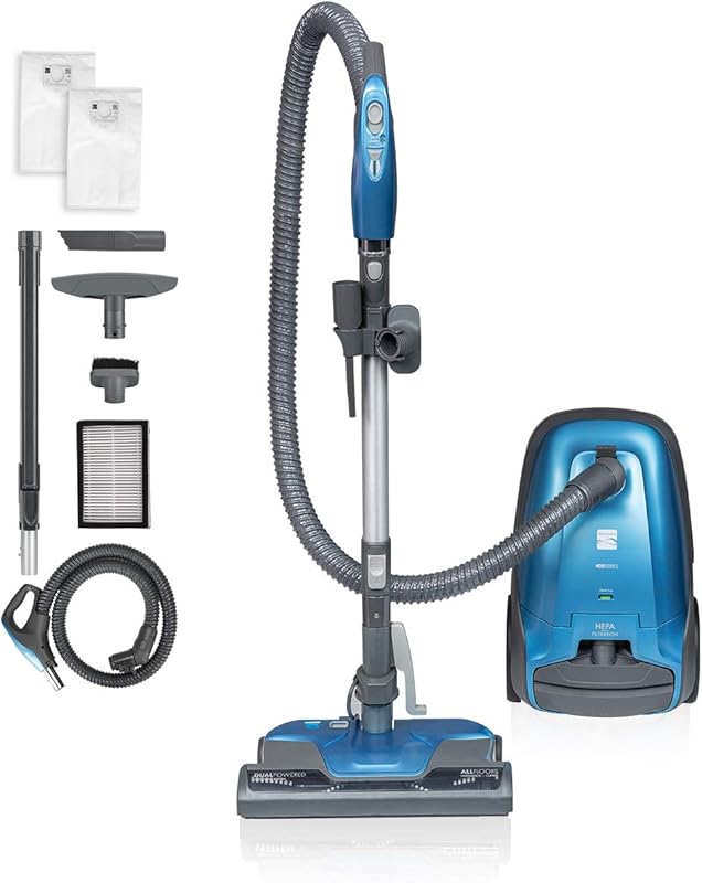 Kenmore BC3005 Pet Friendly Canister Vacuum: 2 Motors, HEPA Filter, Ex