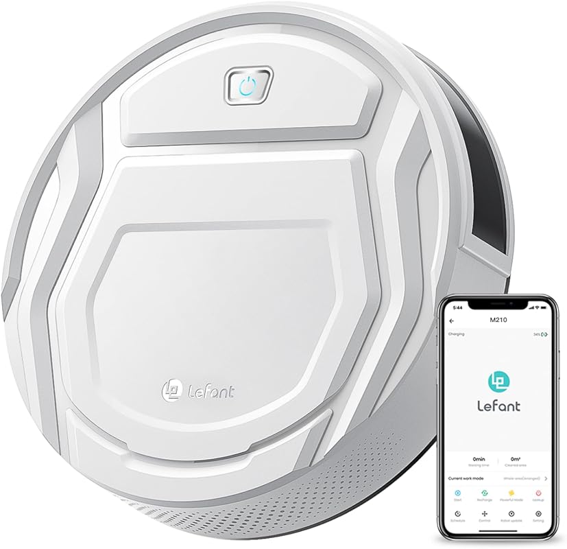 Lefant M210 Robot Vacuum with Strong Suction, 120-Minute Runtime, Wi-F