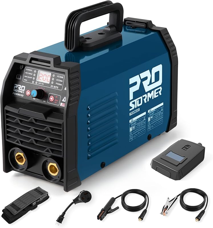 200A Dual Voltage Stick Welder: IGBT Inverter, LED Display, 110V/220V