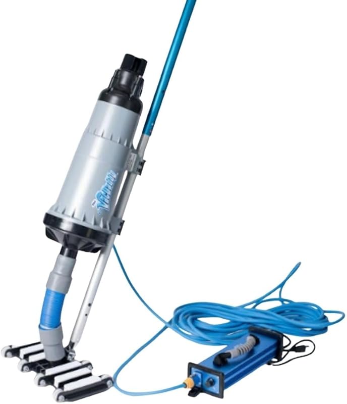 The VacDaddy Fast Powerful Handheld Pool Vacuum: No Battery Required, 