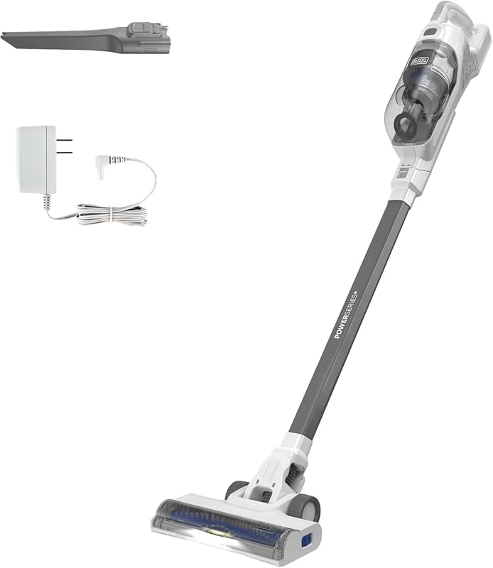 BLACK+DECKER POWERSERIES 16V MAX Cordless Stick Vacuum: Rechargeable, 