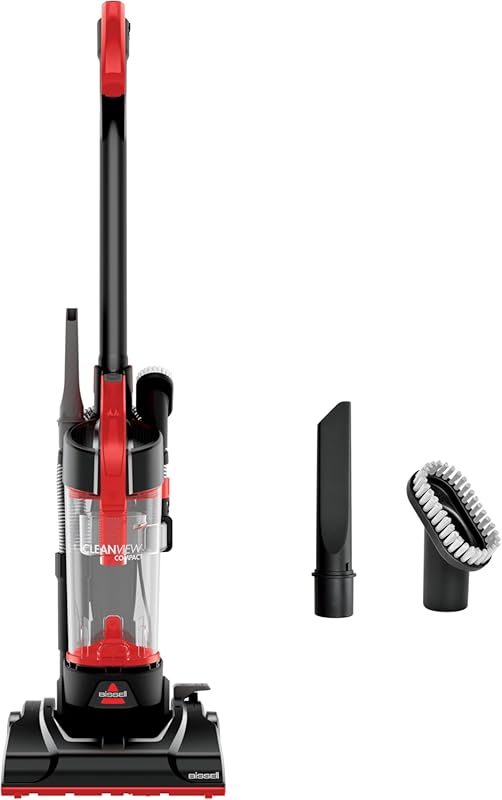 Bissell CleanView Compact Upright Vacuum for Dorms & Apartments, Light