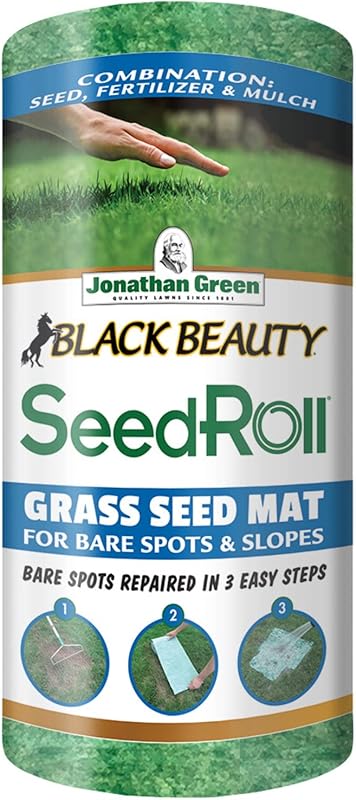 Jonathan Green Black Beauty SeedRoll Grass Seed Mat, Cool Season, Incl