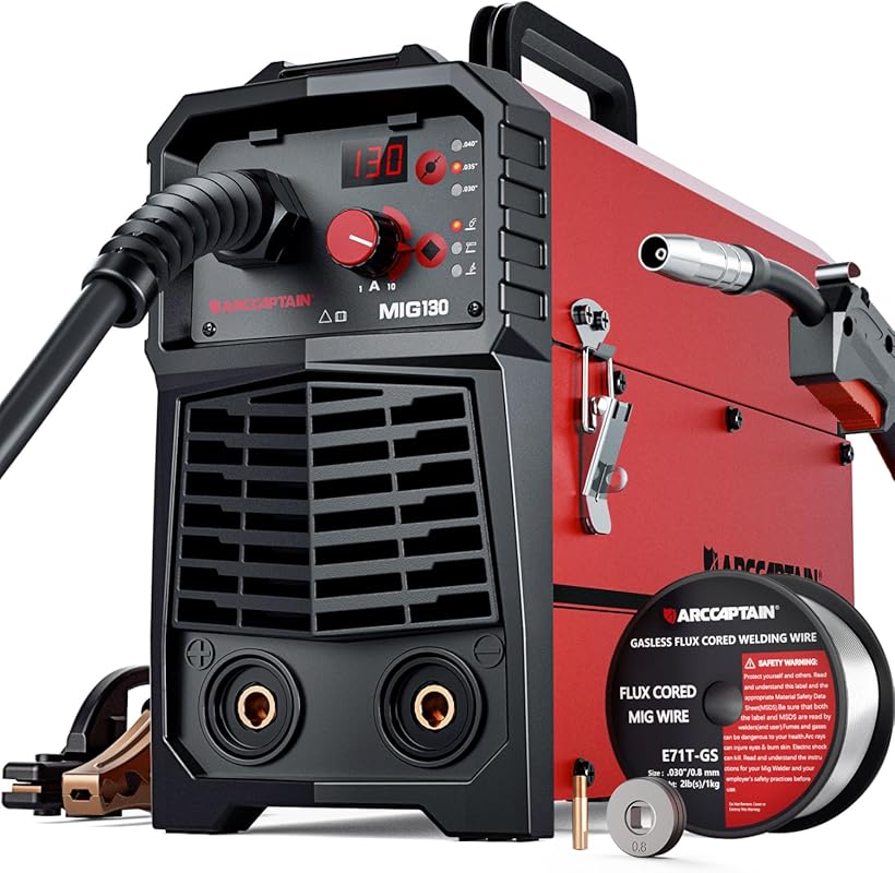 ARCCAPTAIN 3-in-1 MIG welder with Lift TIG and stick 130 amps 110V por