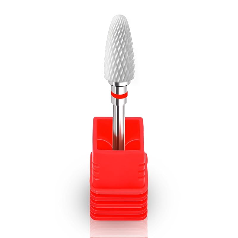 Fantexy 3/32 Inch Ceramic Nail Drill Bit for Removing Acrylic and Hard