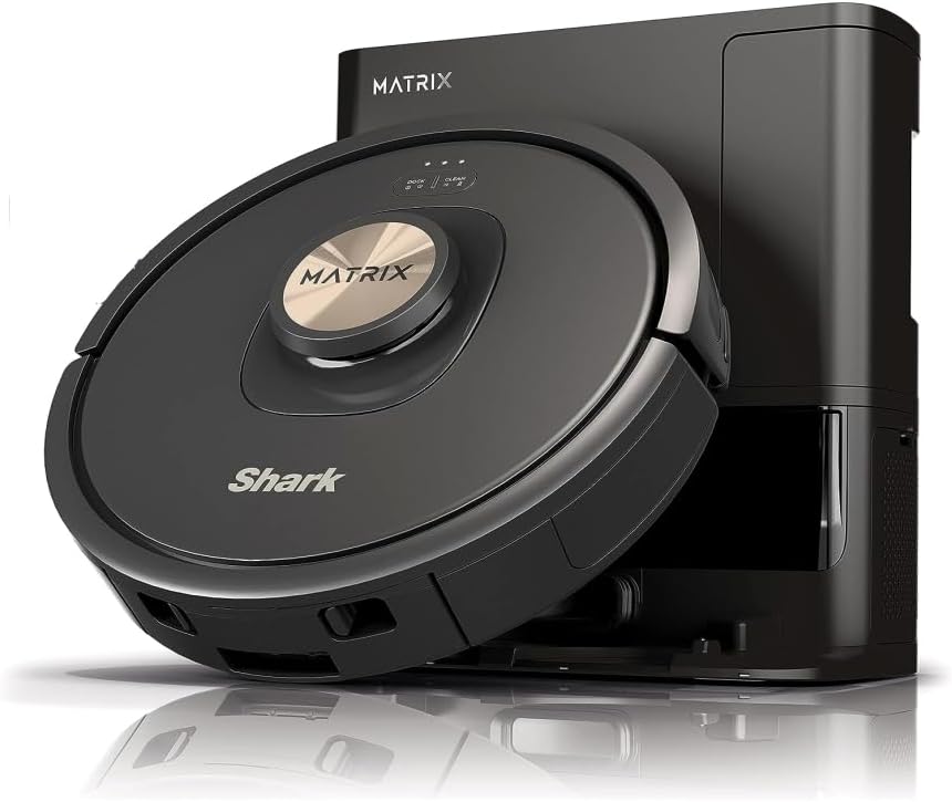 Shark Matrix self-emptying robot vacuum with home mapping, 45-day base