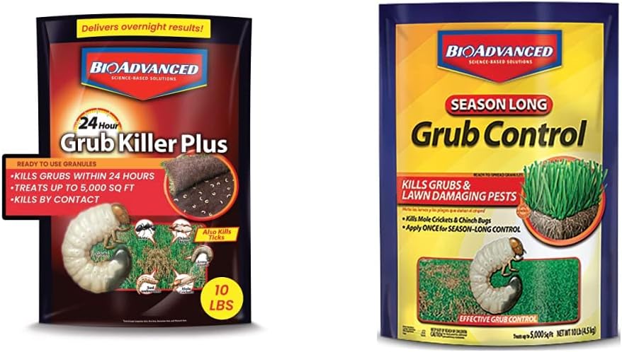 BioAdvanced 24 Hour Grub Killer Plus, Granules, 10 lb with BioAdvanced