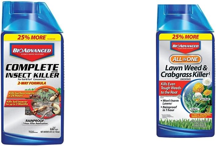 BioAdvanced Insect Killer and Weed & Crabgrass Control – Concentrate, 