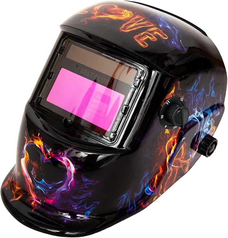 BESTCLUB True Color Auto-Darkening Welding Hood with Adjustable Shade
