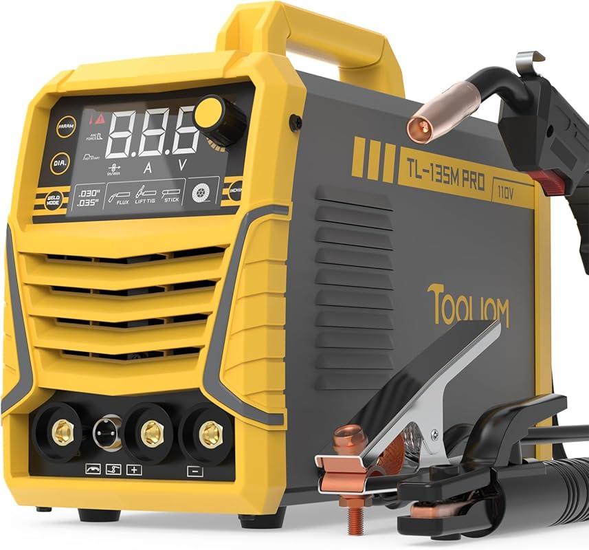 TOOLIOM 135A Gasless Flux Core MIG Welder 110V MIG Welder Flux MIG/Lif