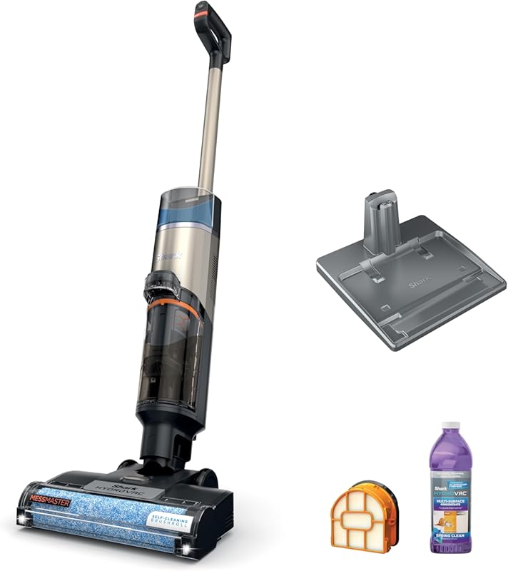 Shark HydroVac MessMaster Cordless 3-in-1 Wet Dry Vacuum Mop Self-Clea