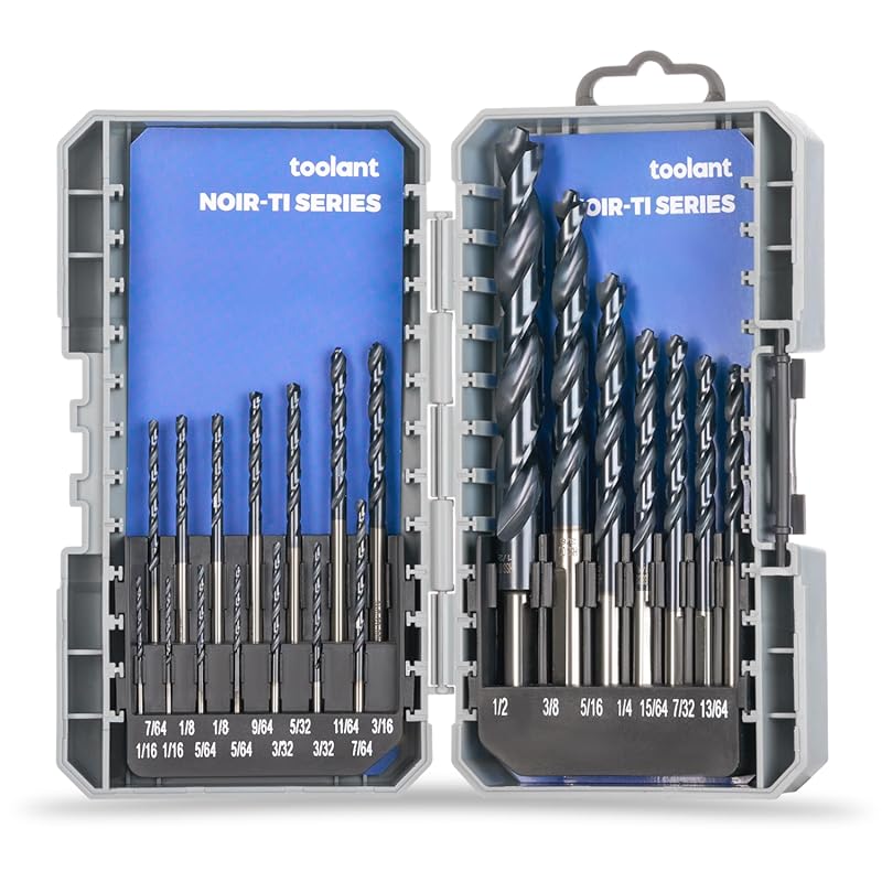 Professional TiAlN Coated Cobalt Drill Bits for Hardened Metal, Stainl
