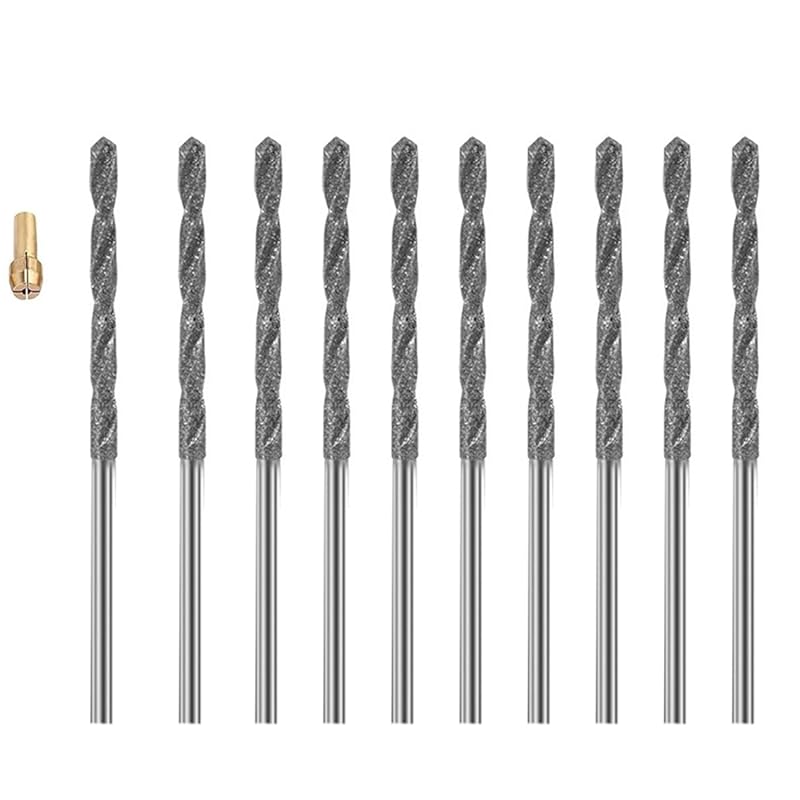 2mm diamond twist drill bits for jewelry making sea glass shells stone