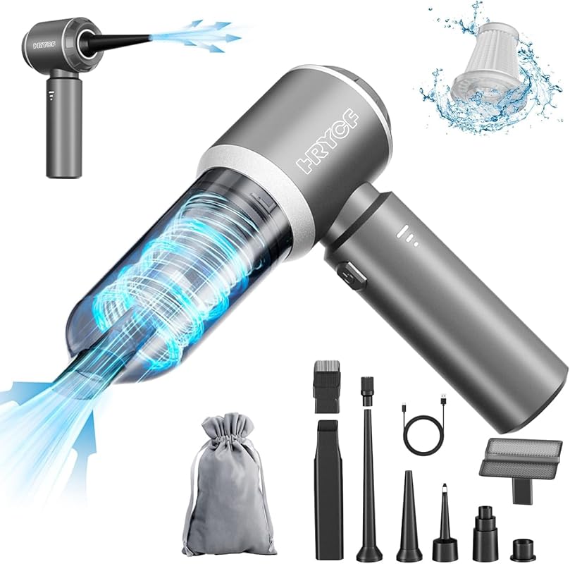 Cordless 4-in-1 Car Vacuum with 20000PA Suction, Brushless Motor, Air 